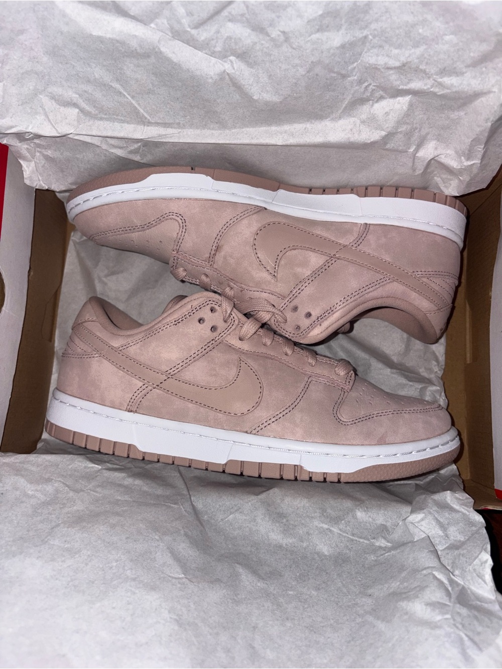 Women Nike Dunk Low Pink Oxford